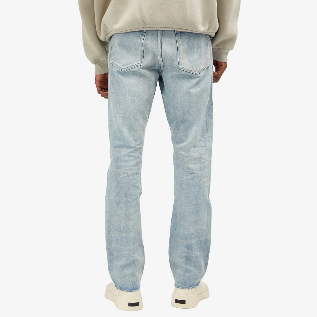 Fear of God Men's Straight 5-Pocket Jeans Light Indigo